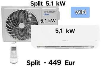 Klimatizácia NOVÁ WIFI kúriť chladiť - 8