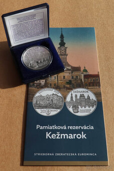 PREDAJ - PROOF strieborné zberateľské euro mince - 8