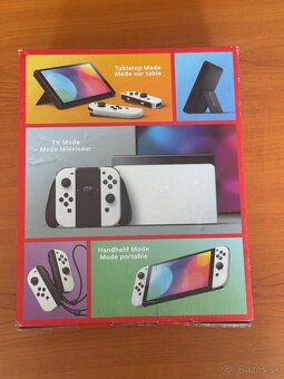 Nintendo Switch Oled - nepoužité, folie, komplet balenie - 8