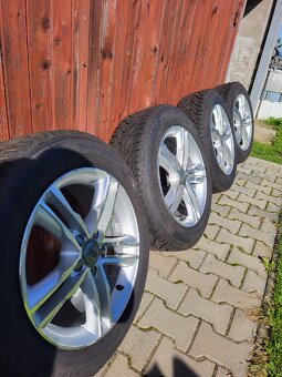 Audi alu disky R17 zimné pneu Kormoran 215/60 R17 7 mm - 8