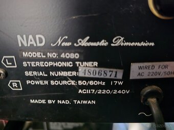 NAD 4080 high end vintage stereo tuner - 8