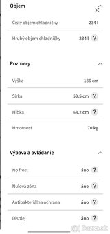 Predam LG chladnicku v bezchybnom stave - 8