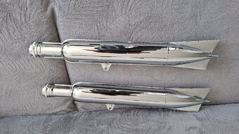 Chromované výfuky kyvacka, panelka, perak - 8