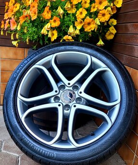 alu R18 5x112, zimné pneu Michelin 245/40, orig. Mercedes E - 8