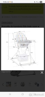 Detská jedálenská stolička Ricokids - 8