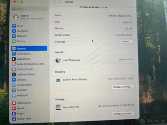 Apple Macbook Pro 13 M1 16GB - 512GB (A2338) - 8