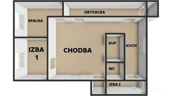 Na predaj 4-izbový byt (89 m²) v Rybanoch - 8