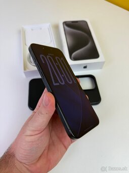 Predam vymenim Iphone 15 Pro Max 256GB čierny - 8