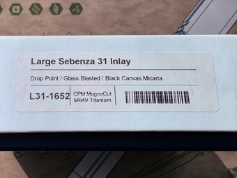 CRK Large Sebenza 31 Black Micarta - 8