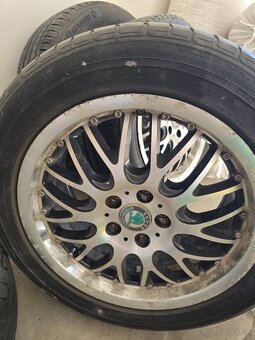 5×100 r16 205/55  letne gumy - 8