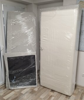 sivo - biela valenda s 2 celami, 90x200x45 cm - 8