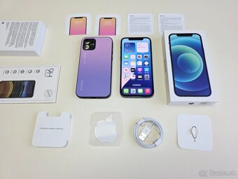APPLE IPHONE 12 128 GB BLUE,ZDRAVIE BATERKY100% - 8