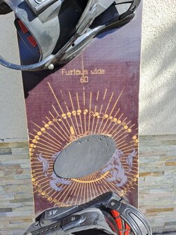 Predám snowboard 162 cm + topánky vo velkosti 45 - 8