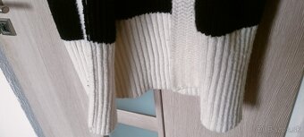 Kardigán čierno biely - 8