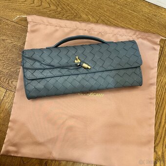 Kožená talianska kabelka do ruky - 8