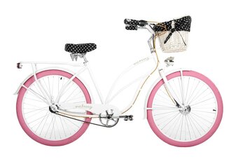 Dámsky retro bicykel CRUISER EMBASSY PINKI 3 rýchlostný - 8