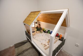 Detská postieľka domček. - 8