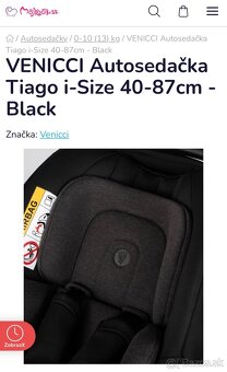 Detská autosedačka VENICCI - 8