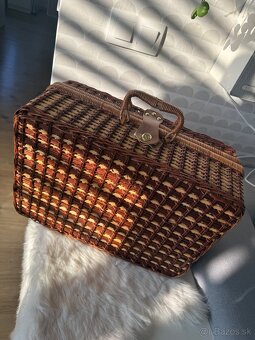 Ratanový piknikový kôš - 8