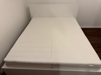 Posteľ MALM (IKEA) 160x200 + matrace + rošty - 8