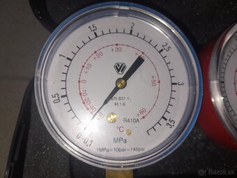 Manometry, budíky ručičkove F-plyn R410A Wigam - 8