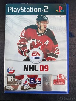 Playstation 2 + NHL 09, FIFA 08 + 2 ovládače - 8