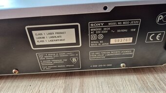 SONY MDS JE 520 made in Japan 1998 - 8