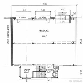 Obchodné priestory 300m2, Pešia zona, Centrum, NMnV - 8