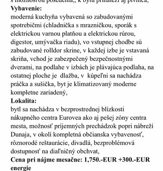 4izb.byt na prenájom Staré mesto - 8