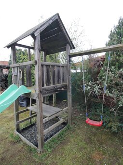 Drevené detské ihrisko - borovica - 8