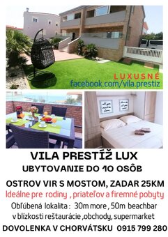 Prenájom Vily Prestíž Lux pri mori -ostrov Vir Chorvátsko - 8