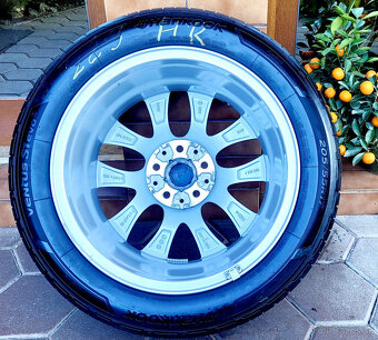 alu R17 5x112, senzory tlaku, letné pneu 205/55, orig. BMW 2 - 8