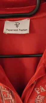 Zamatové šaty zn.Paparazzi fashion UNI veľkosť - 8