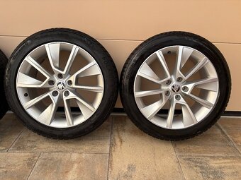 ZIMNÁ SADA SKODA 5x112 R18 + ZIMNÉ PNEU 215/50 R18 - 8