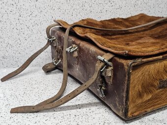 Unikátny starožitný batoh 》Švajčiarsko z roku 1955 - 8