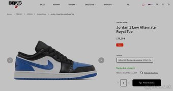 Jordan 1 Low Hyper Royal Orange Peel (č.46) - 8