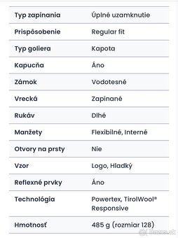 Salewa Sella 116 (5-6) nova detska lyziarska bunda - 8