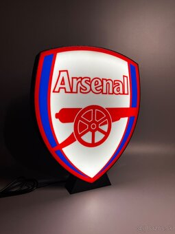 Arsenal LED logo lampa - 8