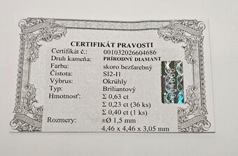 14k zlatý prsteň 0,63ct ❤️❤️❤️ - 8