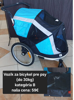 Vozík za bicykel pre psa - 8