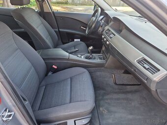 Predám BMW Rad 5 520d 110 KW sedan r.v.2006 manuál - 8