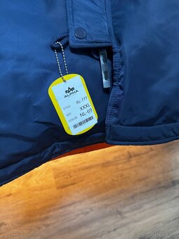 Alpha Industries Parka zimna bunda tmavomodrá - 8