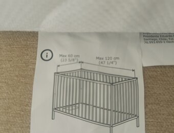 Detský matrac Ikea 120x60 - 8