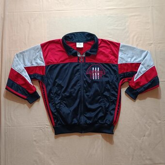 Vintage 80s Adidas tracksuit jacket bunda mikina na zips M - 8