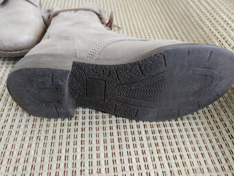 Kožené snurovacie topánky sivo-hnedé, veľkosť 39 - 8