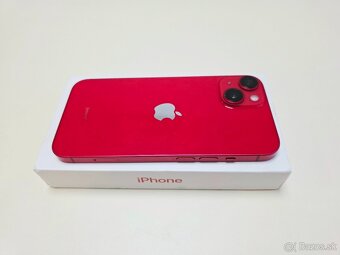 APPLE IPHONE 14 128GB RED,BATERKA 100% - 8