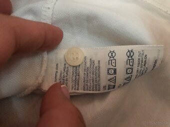 TOMMY HILFIGER originál white pánske polotricko L/XL - 8