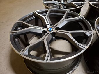 Originál sada 21" BMW G05, X5, X6 style 741M - 8