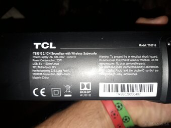 TCL TS5010 soundbar + subwoofer - 8