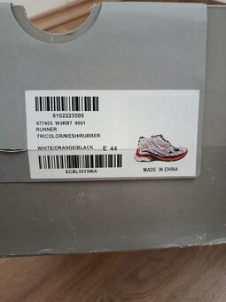 Balenciaga Runner Sneakers White Orange
- 8